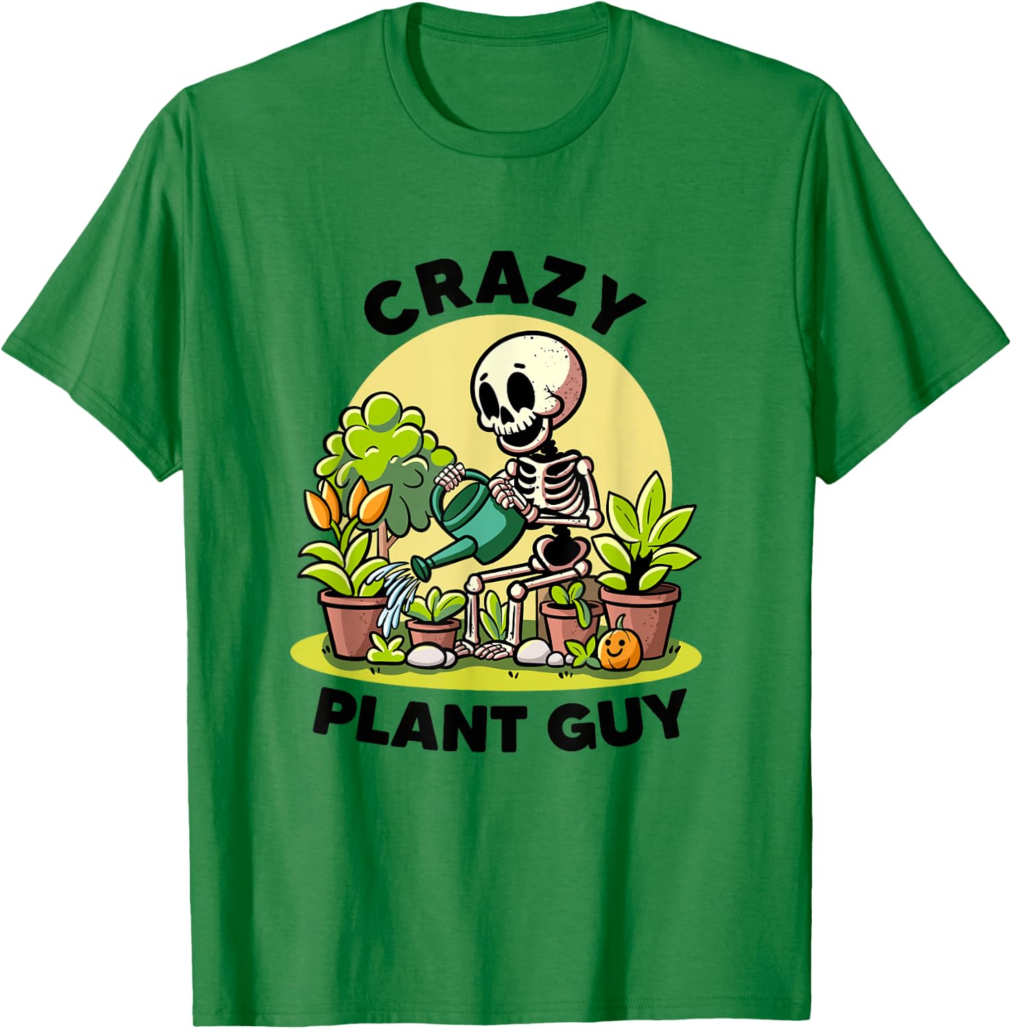 Crazy Plant Guy Plant Lovers Florist Funny Gardening Garden T-Shirt - T-Shirt | Irish Green