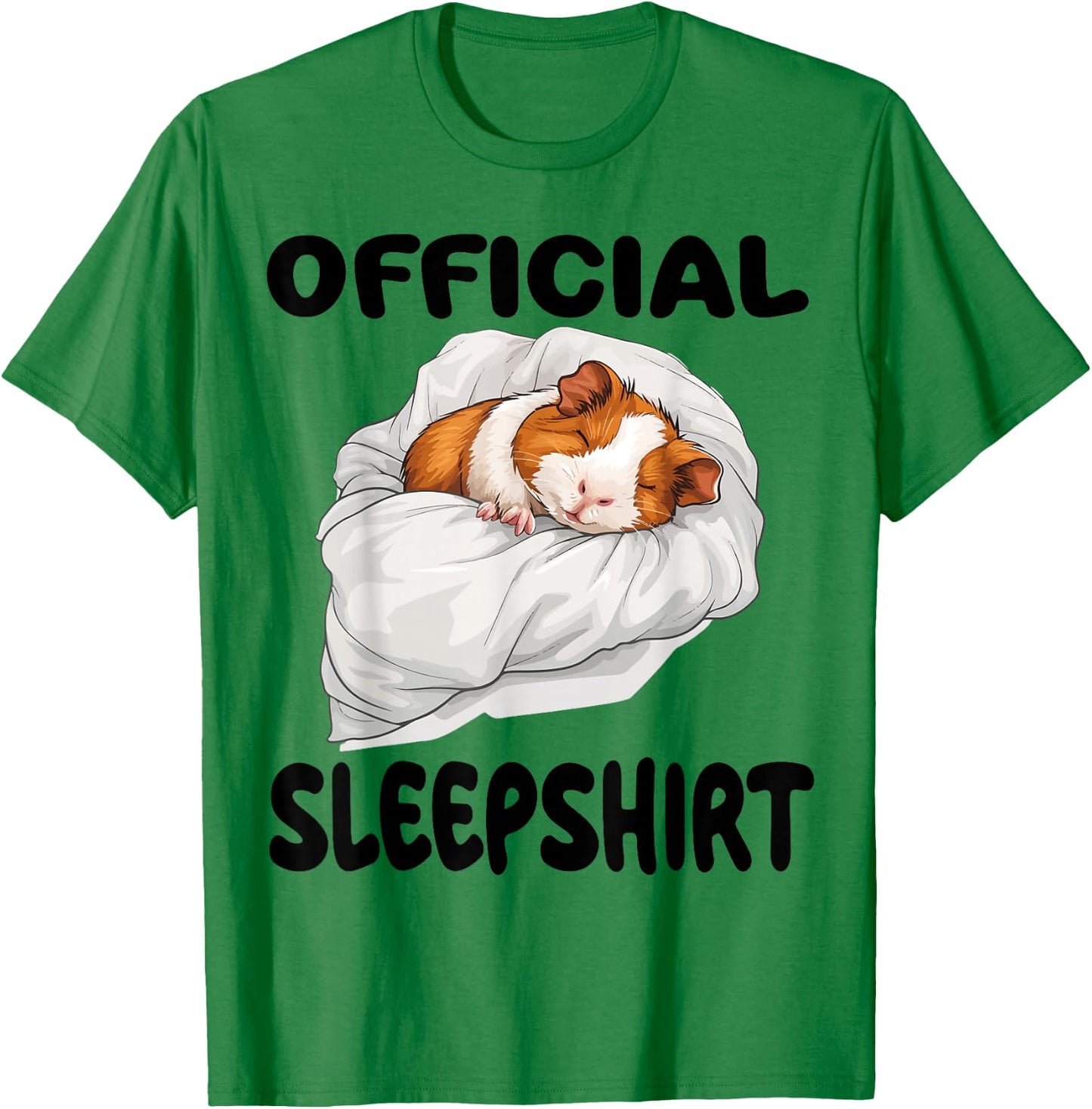 Guinea Pig Official Sleepshirt Pajamas Nightgown T-Shirt - T-Shirt | Irish Green