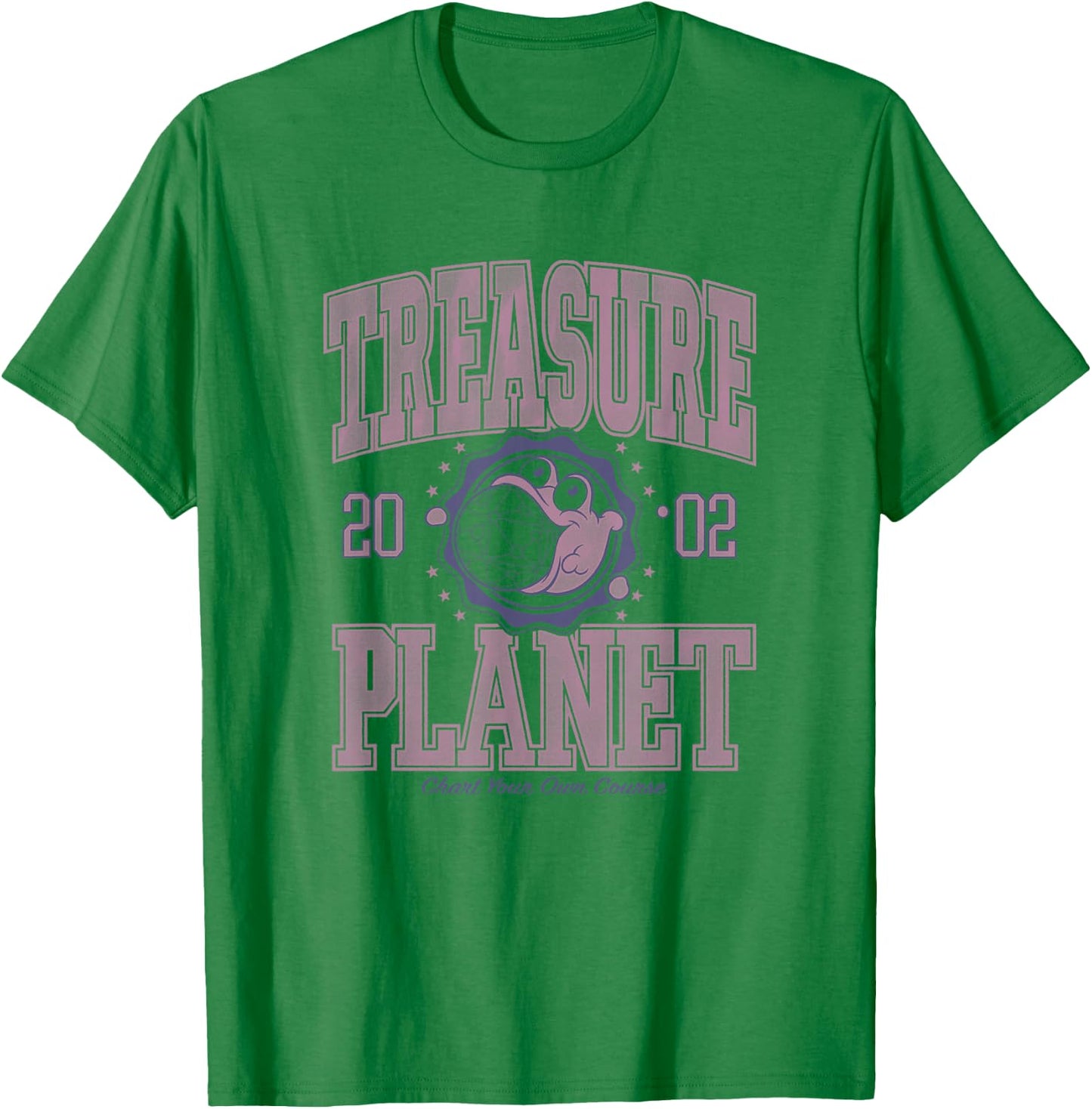 Disney Treasure Planet Morph Chart Your Course Collegiate T-Shirt - T-Shirt | Irish Green