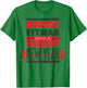 MERRY FITMAS HEALTHY NEW YEAR Christmas Goals Meme T-Shirt - T-Shirt | Irish Green