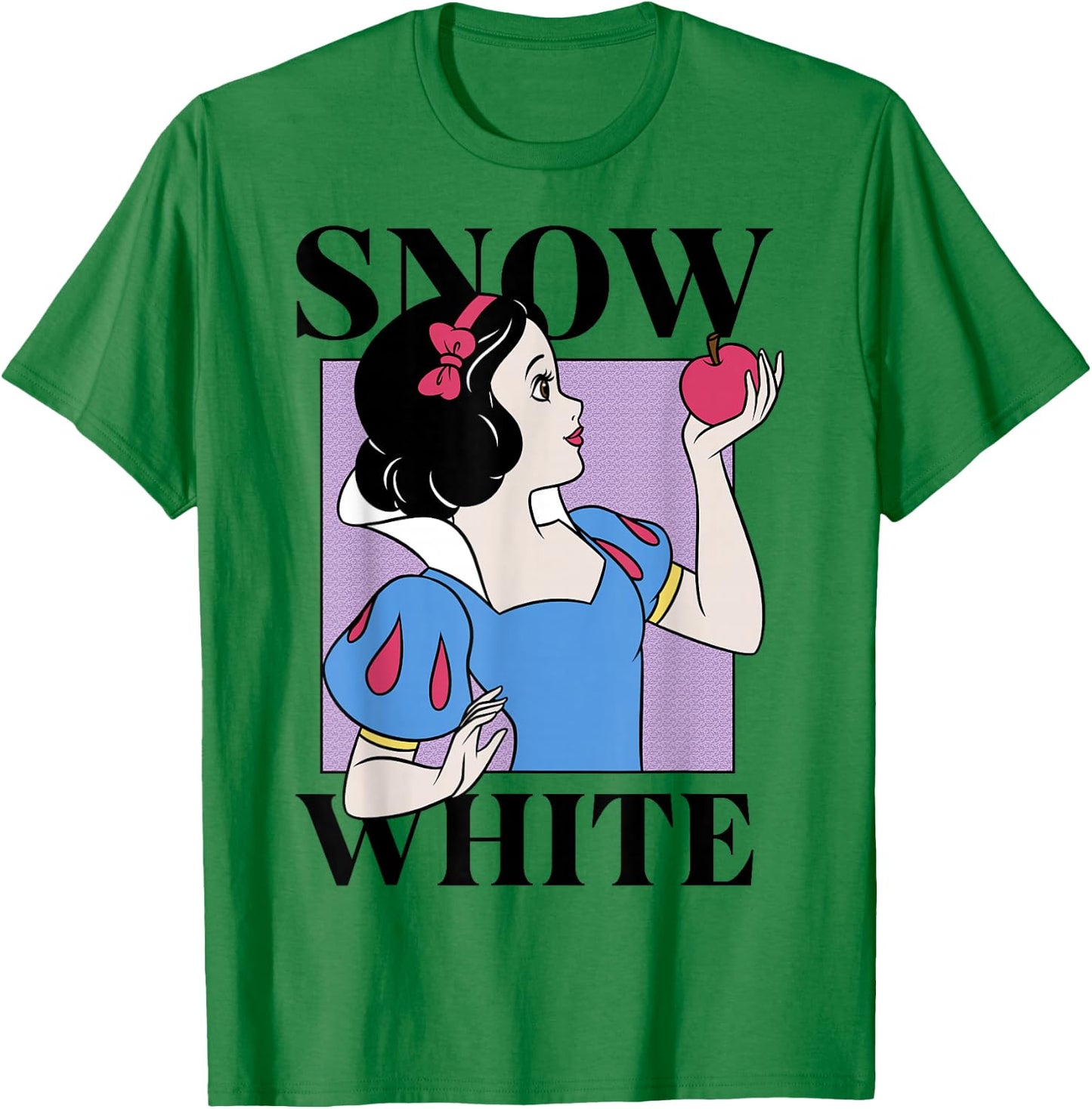 Disney Snow White and The Seven Dwarfs Front & Back Box Up T-Shirt - T-Shirt | Irish Green