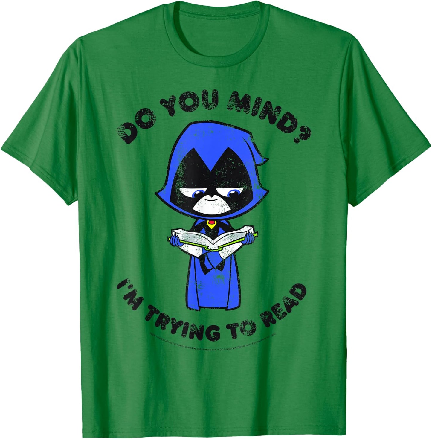 DC Comics Teen Titans Go! Raven I'm Trying to Read T-Shirt - T-Shirt | Irish Green