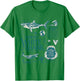 Great White Shark Anatomy , Marine Biologist T-Shirt - T-Shirt | Irish Green
