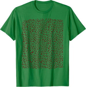Cheetah Print Costume Halloween Cheetah Costumes T-Shirt - T-Shirt | Irish Green
