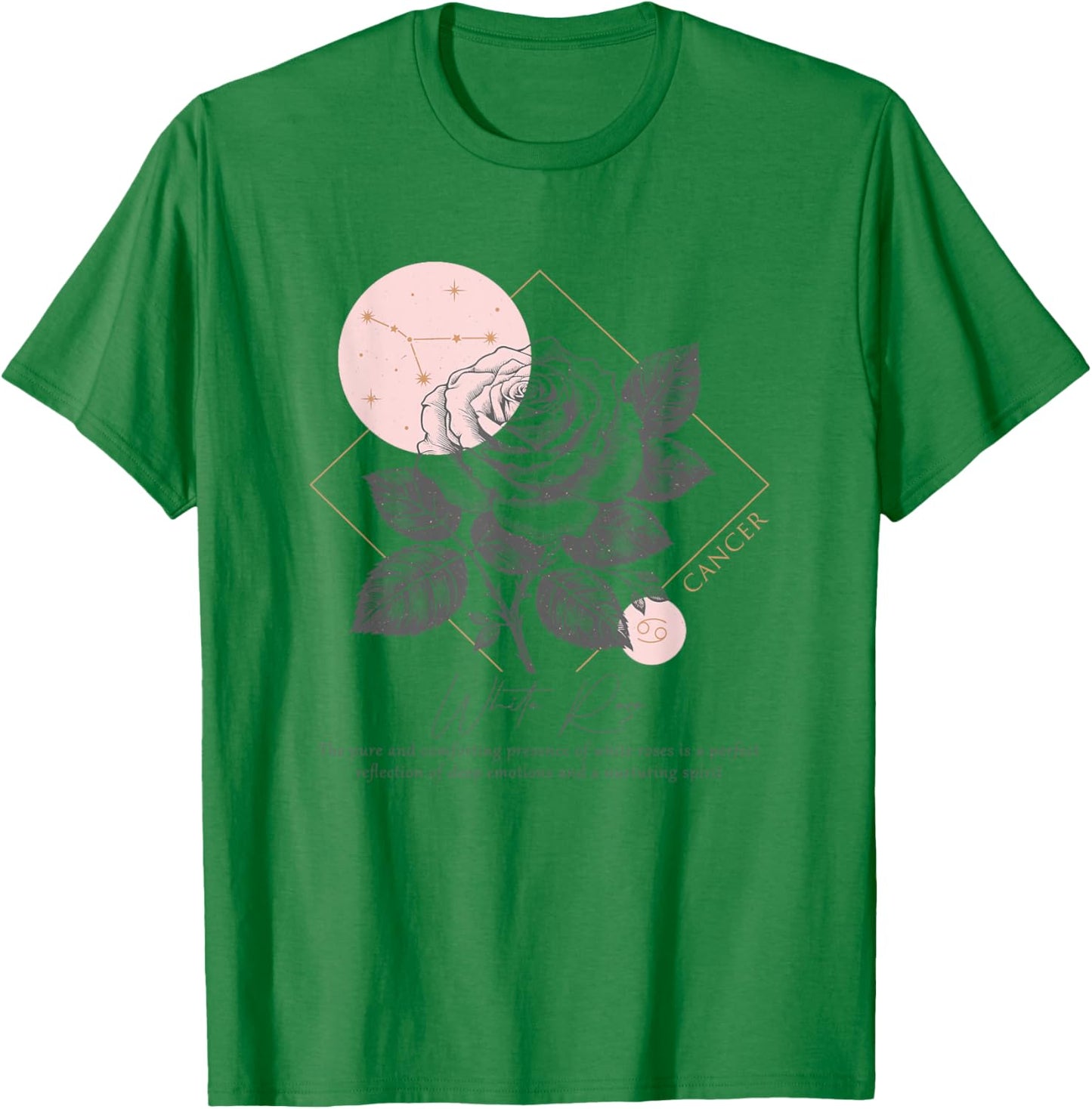 Cancer Zodiac Symbol Horoscope Astrology Birthday T-Shirt - T-Shirt | Irish Green