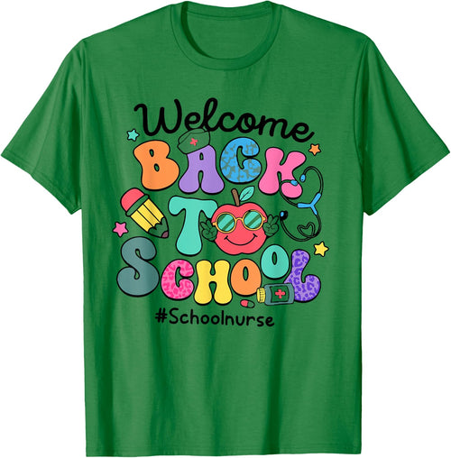 Funny Welcome Back To School Nurse First Day Of School