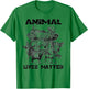Animal Lives Matter Vegan Gift T-Shirt - T-Shirt | Irish Green