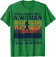 Never Underestimate A Woman Who Loves Trail Running T-Shirt - T-Shirt | Irish Green