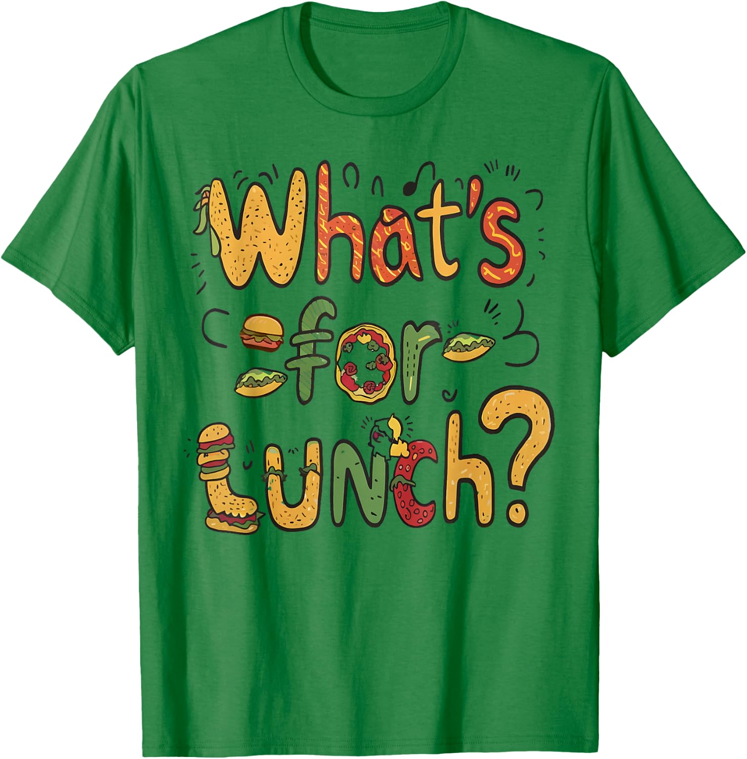 Funny Lady What's For Lunch Cooking And Kitchen Woman T-Shirt - T-Shirt | Irish Green