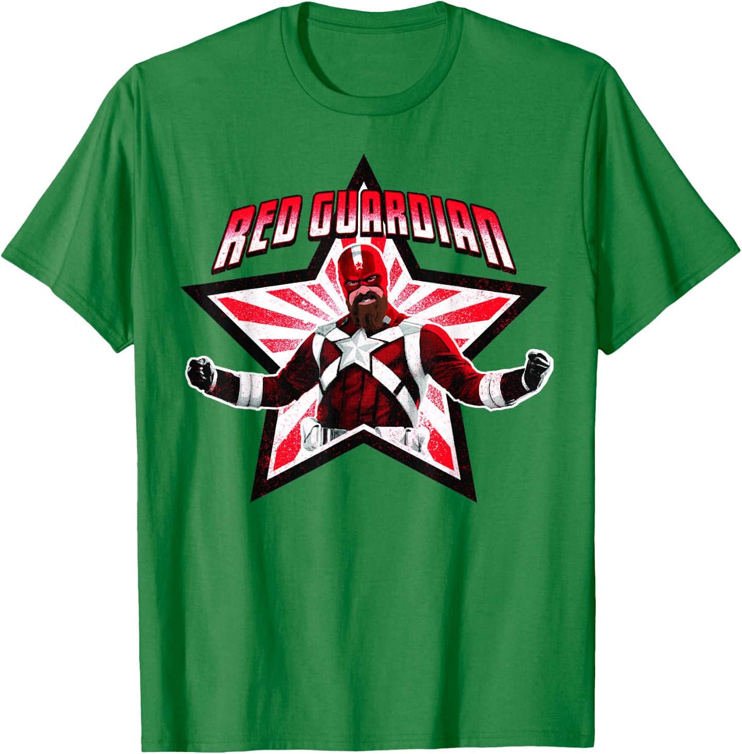 Marvel Black Widow Red Guardian Portrait T-Shirt - T-Shirt | Irish Green