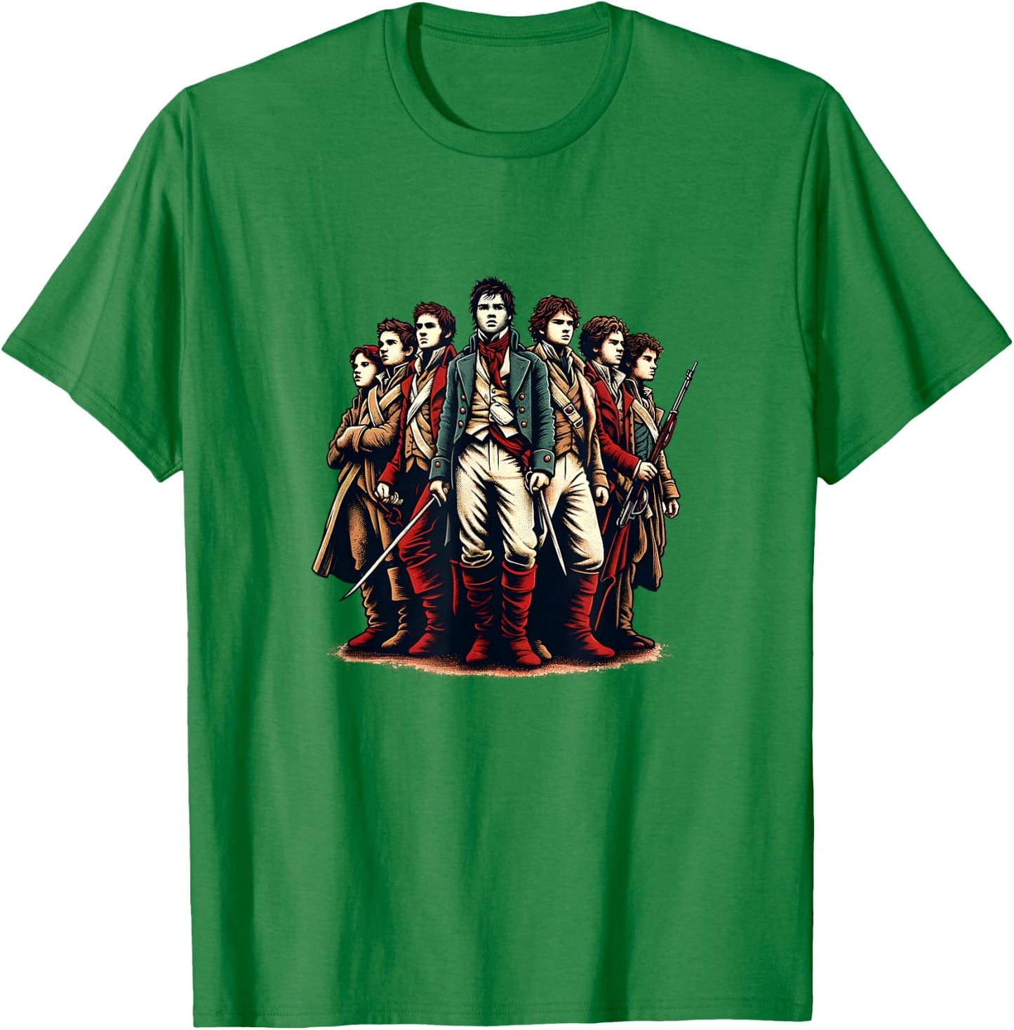 Les Mis Barricade Boys T-Shirt - T-Shirt | Irish Green