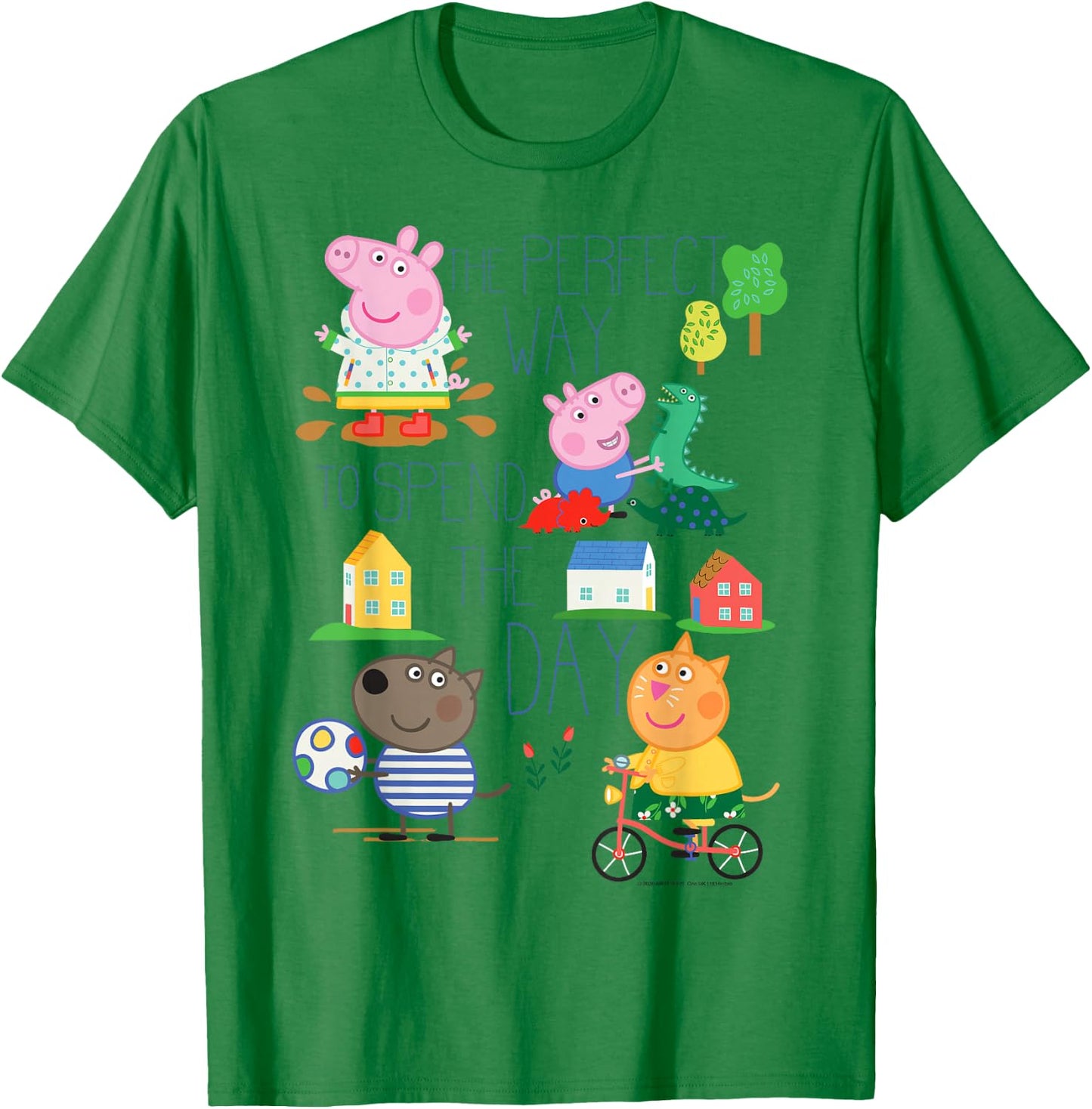 Peppa Pig Perfect Day T-Shirt - T-Shirt | Irish Green