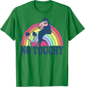 Disney The Emperor's New Groove Kuzco Rainbow No Touchy T-Shirt - T-Shirt | Irish Green