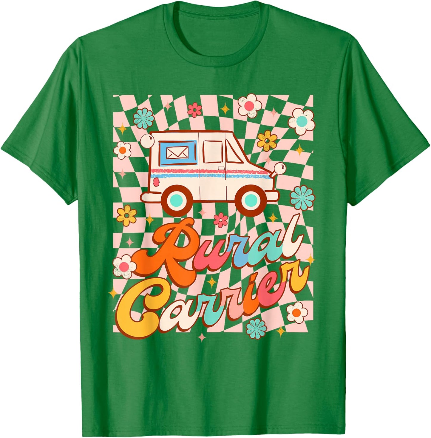 Postal Worker Mailman Postman Mail Carrier Rural Carrier T-Shirt - T-Shirt | Irish Green