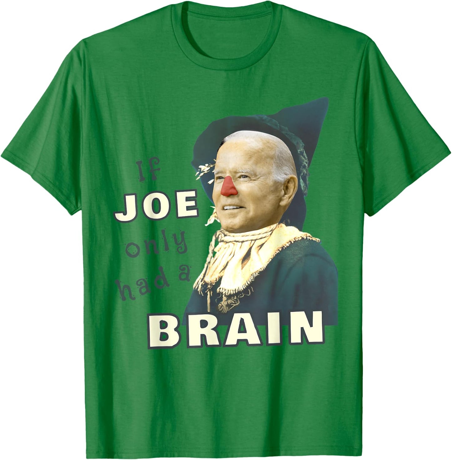 Scarecrow - If I only had a brain T-Shirt - T-Shirt | Irish Green