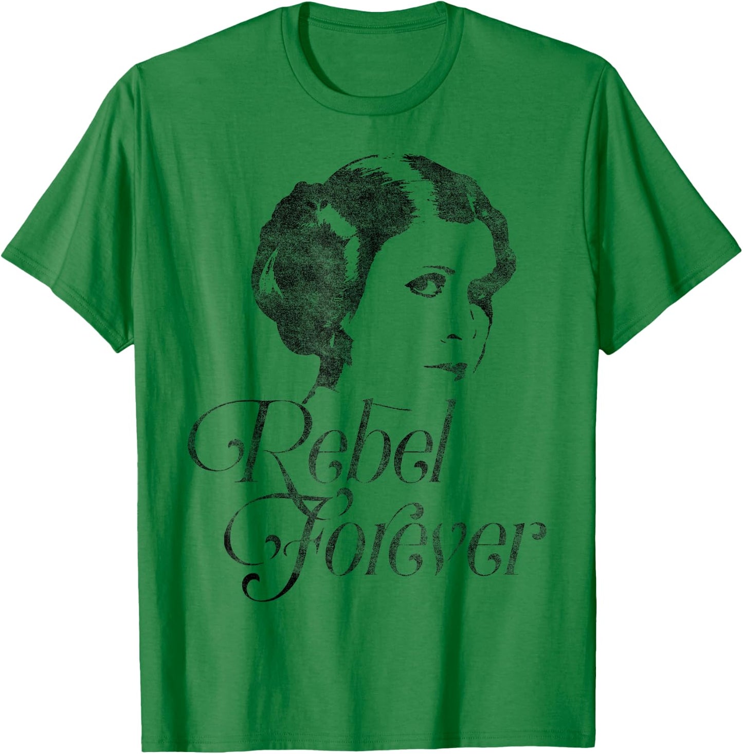 Star Wars Princess Leia Rebel Forever Portrait T-Shirt - T-Shirt | Irish Green