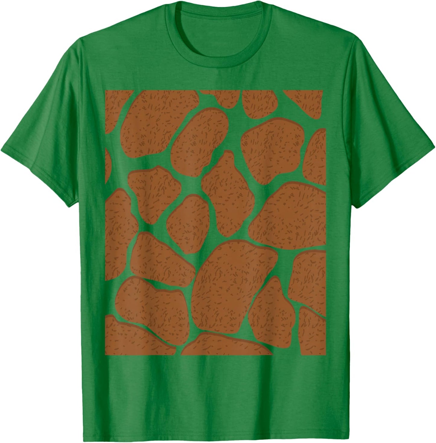 Giraffe Print Pattern Animal Easy Halloween T-Shirt - T-Shirt | Irish Green