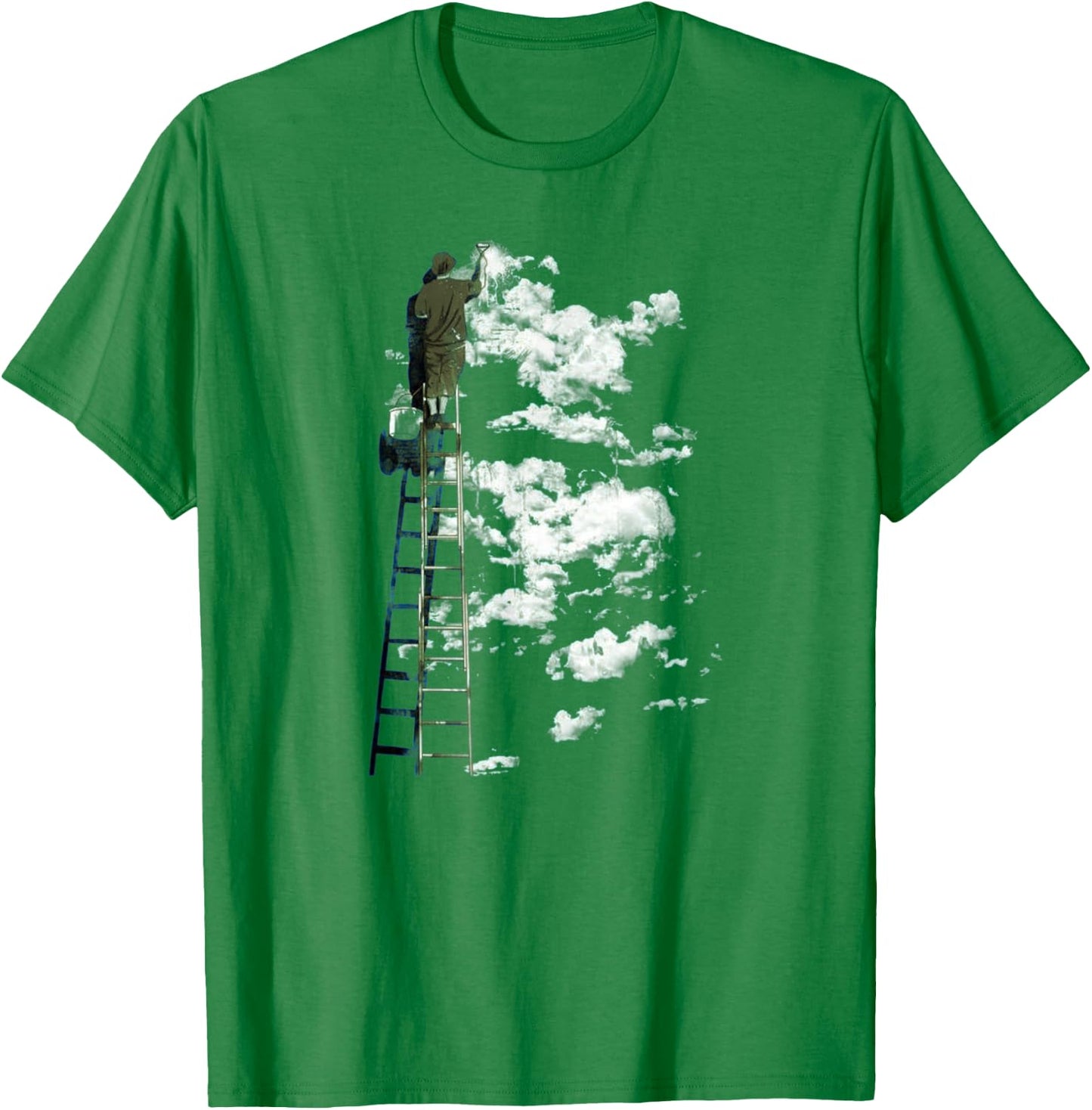 Painting Clouds T-Shirt - T-Shirt | Irish Green