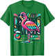 Flamingo Down Syndrome Awareness Adult Health Women Kids T-Shirt - T-Shirt | Irish Green