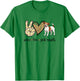 Girls Peace Love JRT Mom Dog Lover Jack Russell T-Shirt - T-Shirt | Irish Green