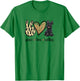 Funny Girls & Cute Peace Love Scottish Terrier Lover T-Shirt - T-Shirt | Irish Green