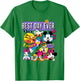 Disney Mickey And Friends Best Day Ever Retro Comic Panels T-Shirt - T-Shirt | Irish Green