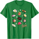 Wonka Brand Vintage Chocolate Variety Collage T-Shirt - T-Shirt | Irish Green
