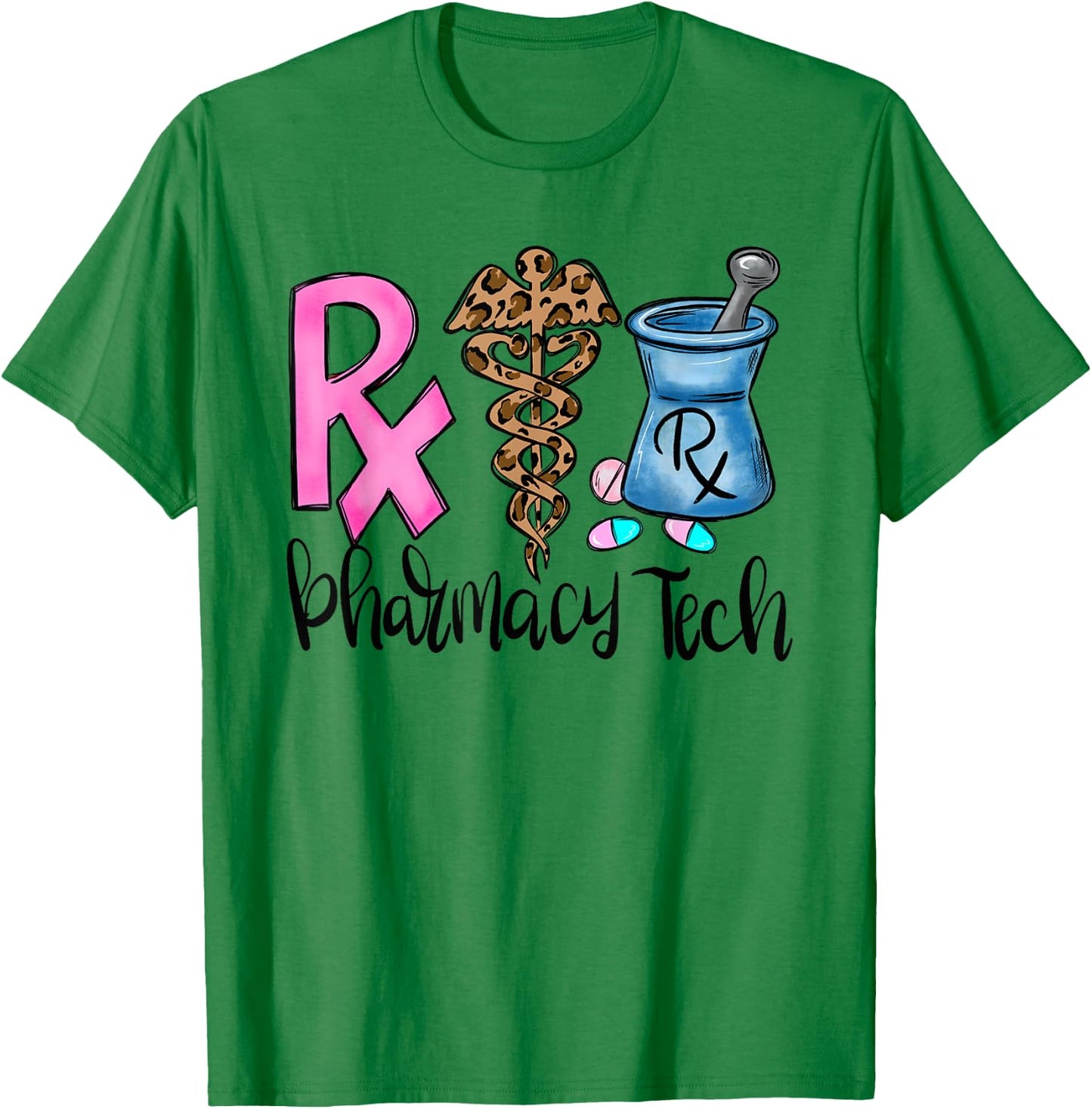 Pharmacy Tech CPhT Funny Pharmacist Assistant PTCE Squad T-Shirt - T-Shirt | Irish Green