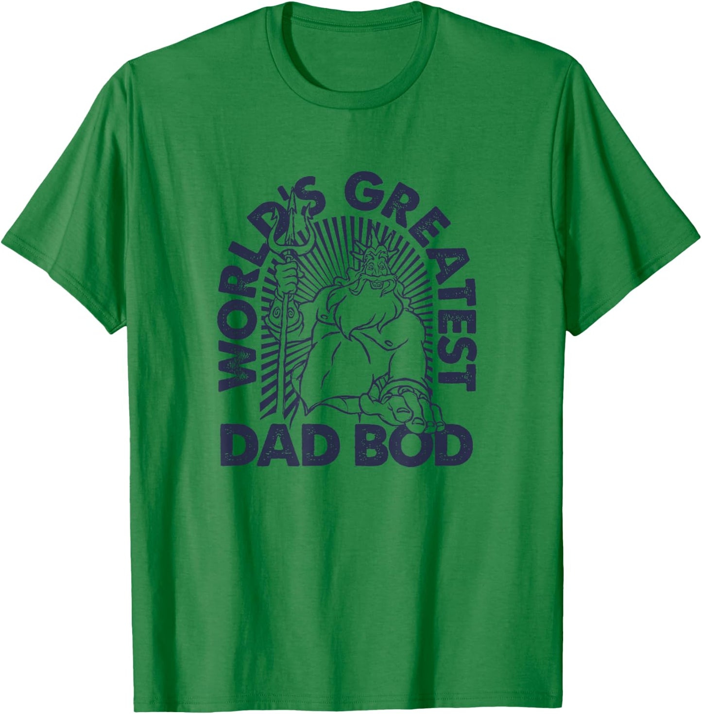 Disney The Little Mermaid King Triton World's Greatest Dad T-Shirt - T-Shirt | Irish Green