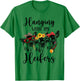 Cute Women's Hanging With My Heifers Bandana T-Shirt - T-Shirt | Irish Green