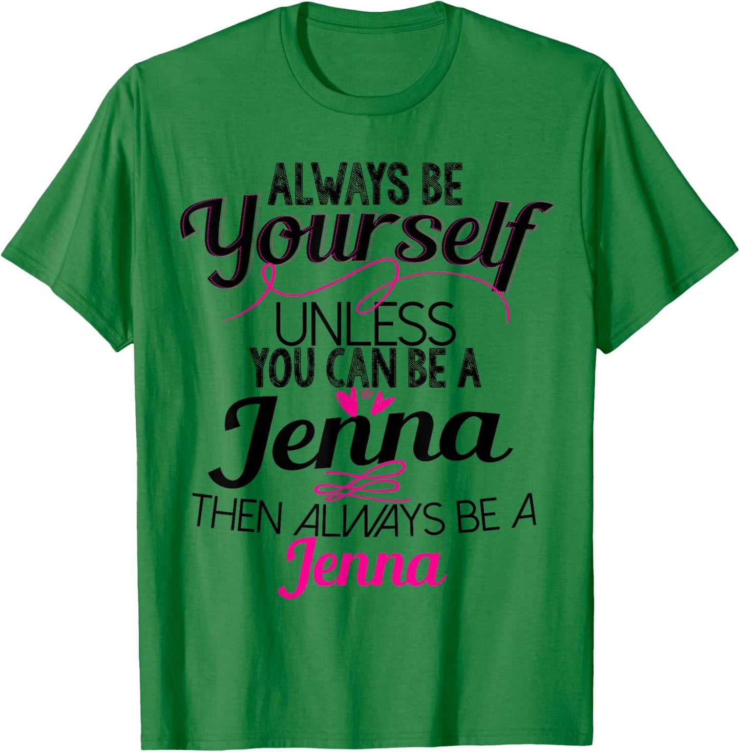 Jenna Name T-Shirt - T-Shirt | Irish Green