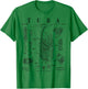 Tuba Vintage Patent Tubaist Tubist Drawing Print T-Shirt - T-Shirt | Irish Green