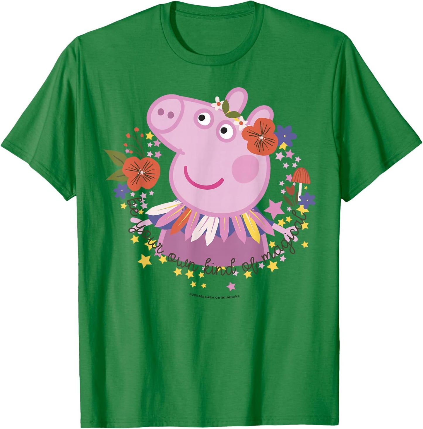 Peppa Pig Magical Portrait T-Shirt - T-Shirt | Irish Green