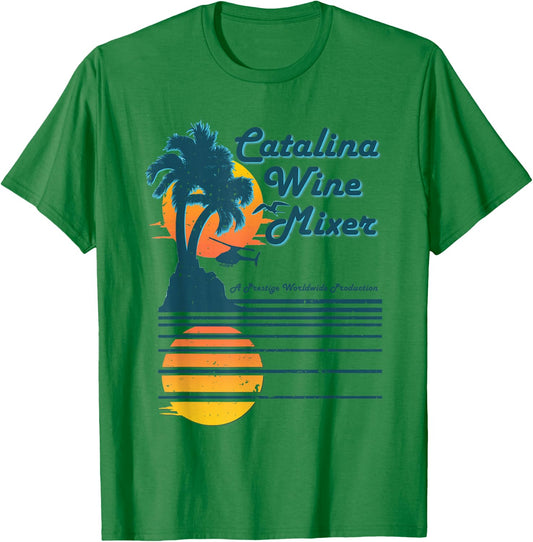 Mixer Catalina Wine Palm and Beach Shirt T-Shirt - T-Shirt | Irish Green