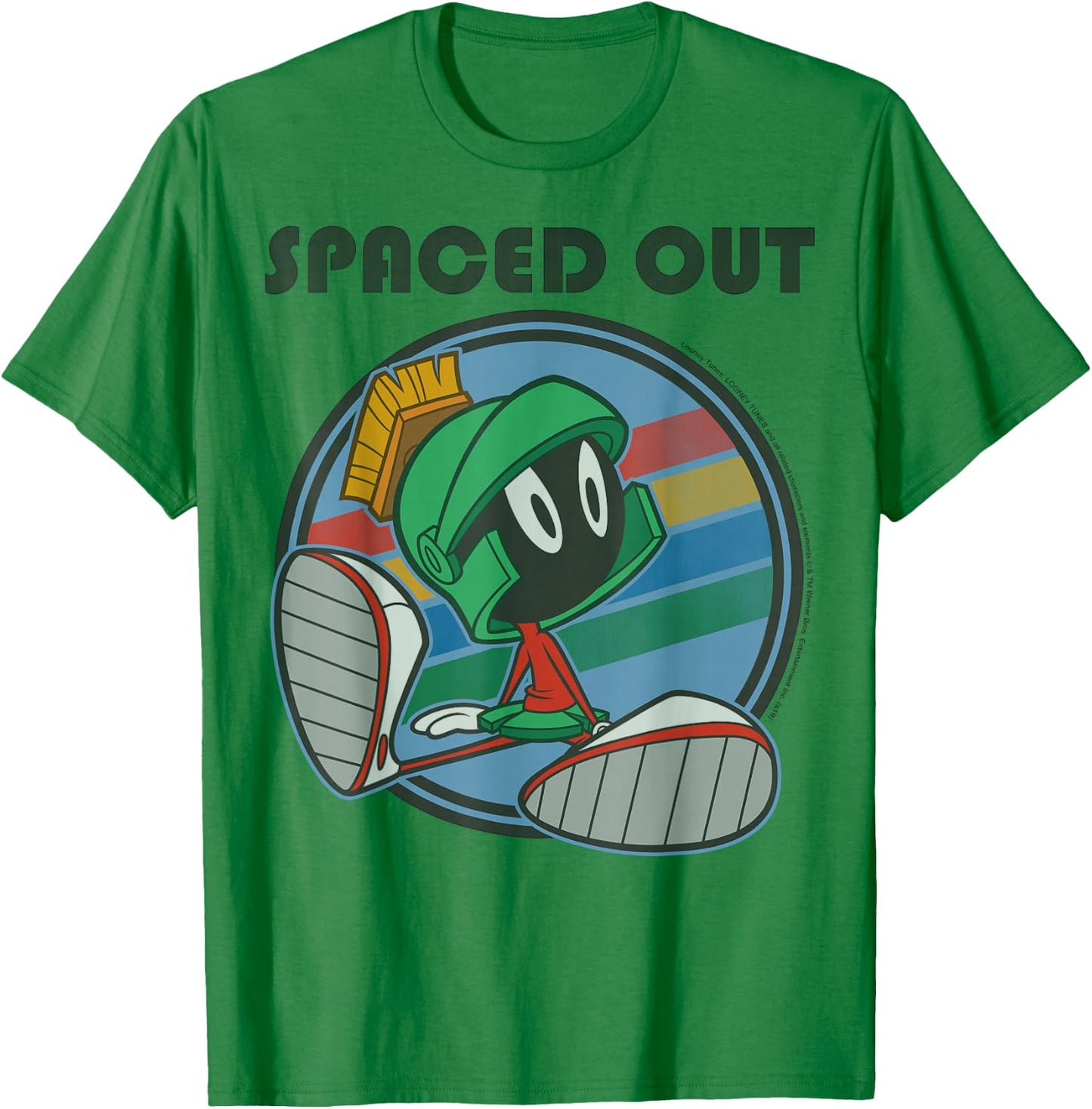 Looney Tunes Marvin The Martian Spaced Out T-Shirt - T-Shirt | Irish Green