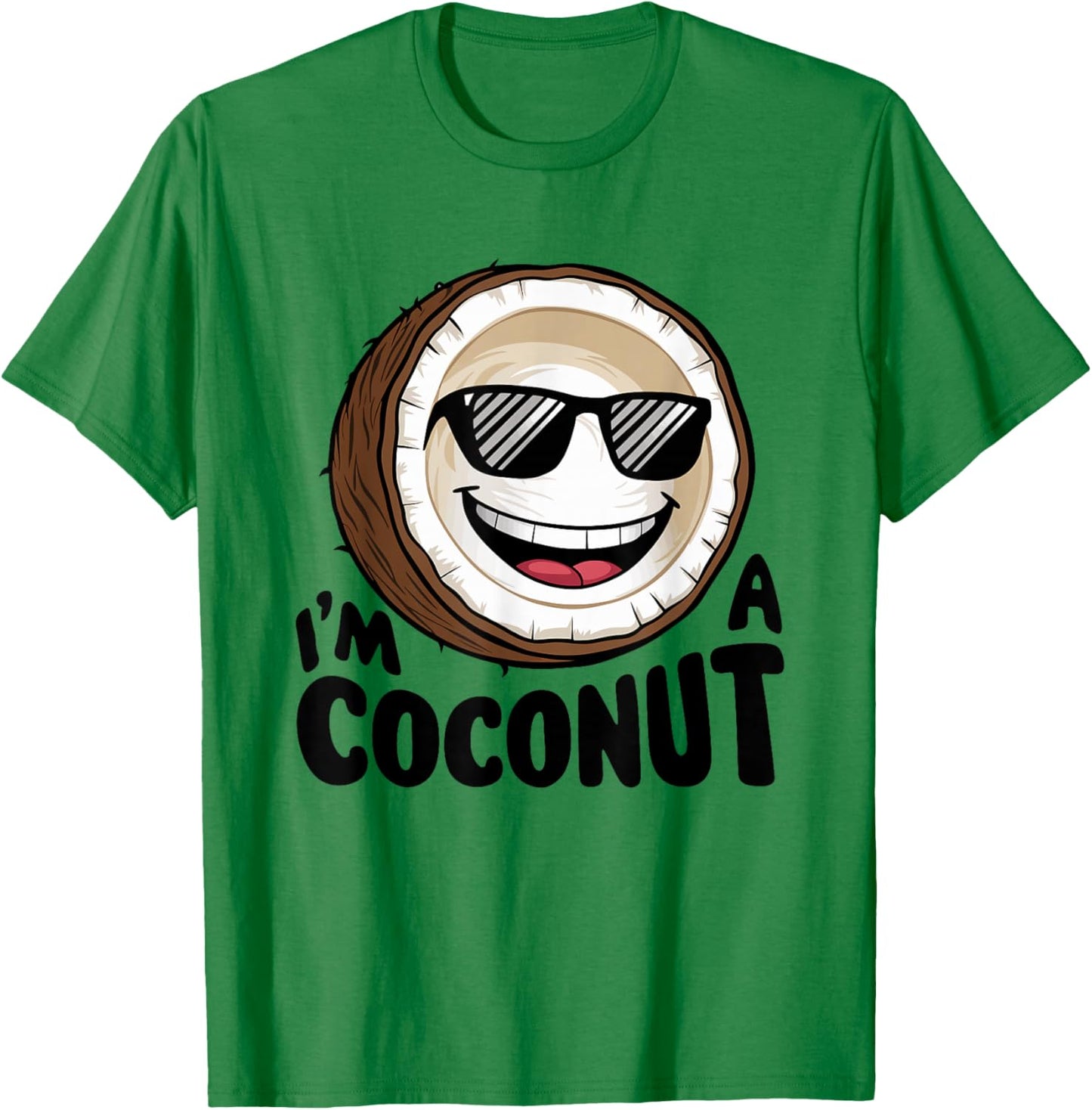 Coconut Costume I'm A Coconut T-Shirt - T-Shirt | Irish Green