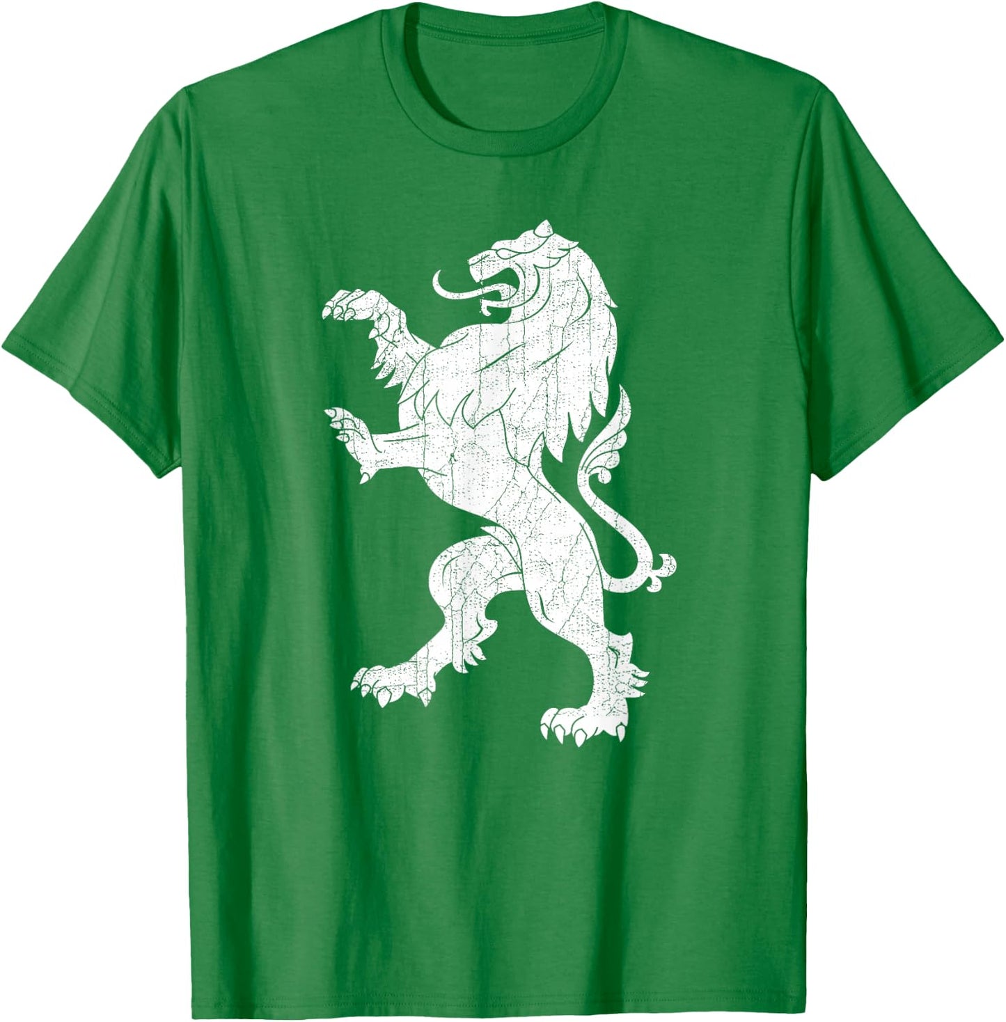 Vintage Dutch Lion Netherlands Nederland Holland Pays-Bas T-Shirt - T-Shirt | Irish Green