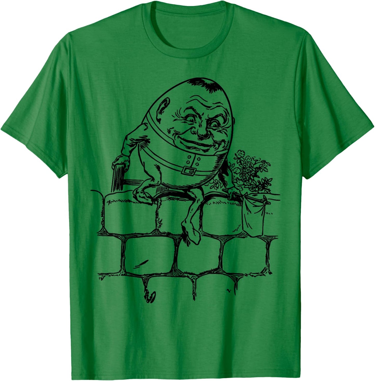 Humpty Dumpty Wall T-Shirt - T-Shirt | Irish Green