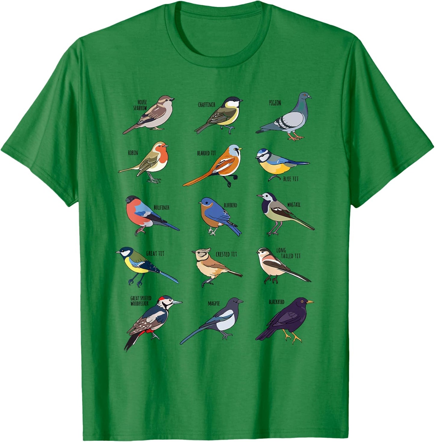 Ornithology Birds Birdwatching Birding Gift & Women T-Shirt - T-Shirt | Irish Green