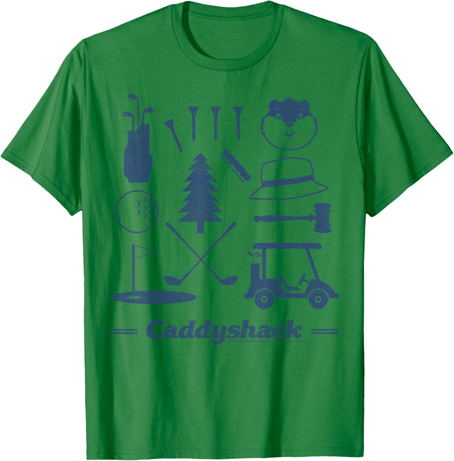 Caddyshack Icons T-Shirt - T-Shirt | Irish Green