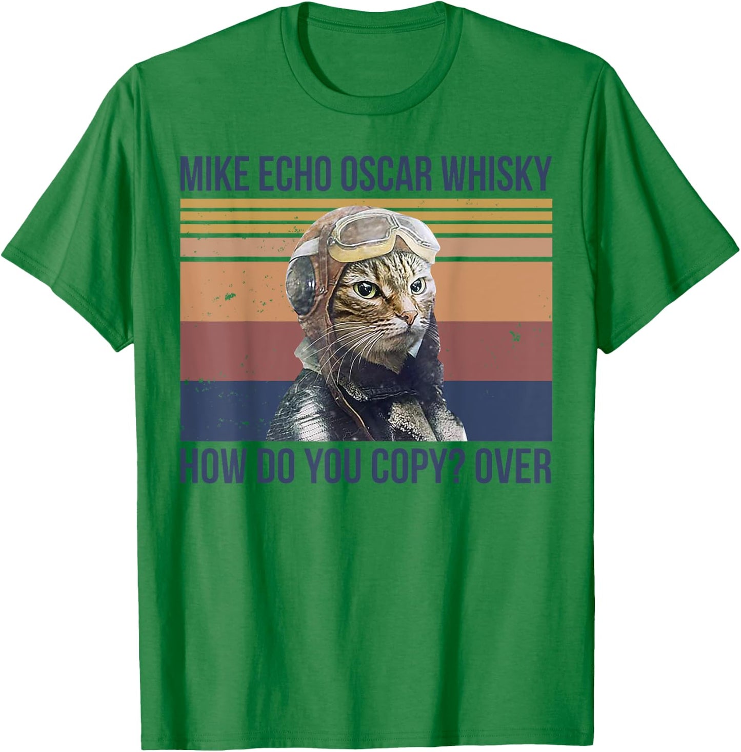 Mike Echo Oscar Whisky How Do You Copy Over T-Shirt - T-Shirt | Irish Green