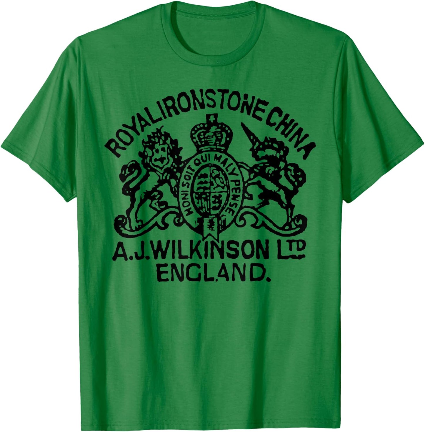 Royal Ironstone China England T-Shirt - T-Shirt | Irish Green