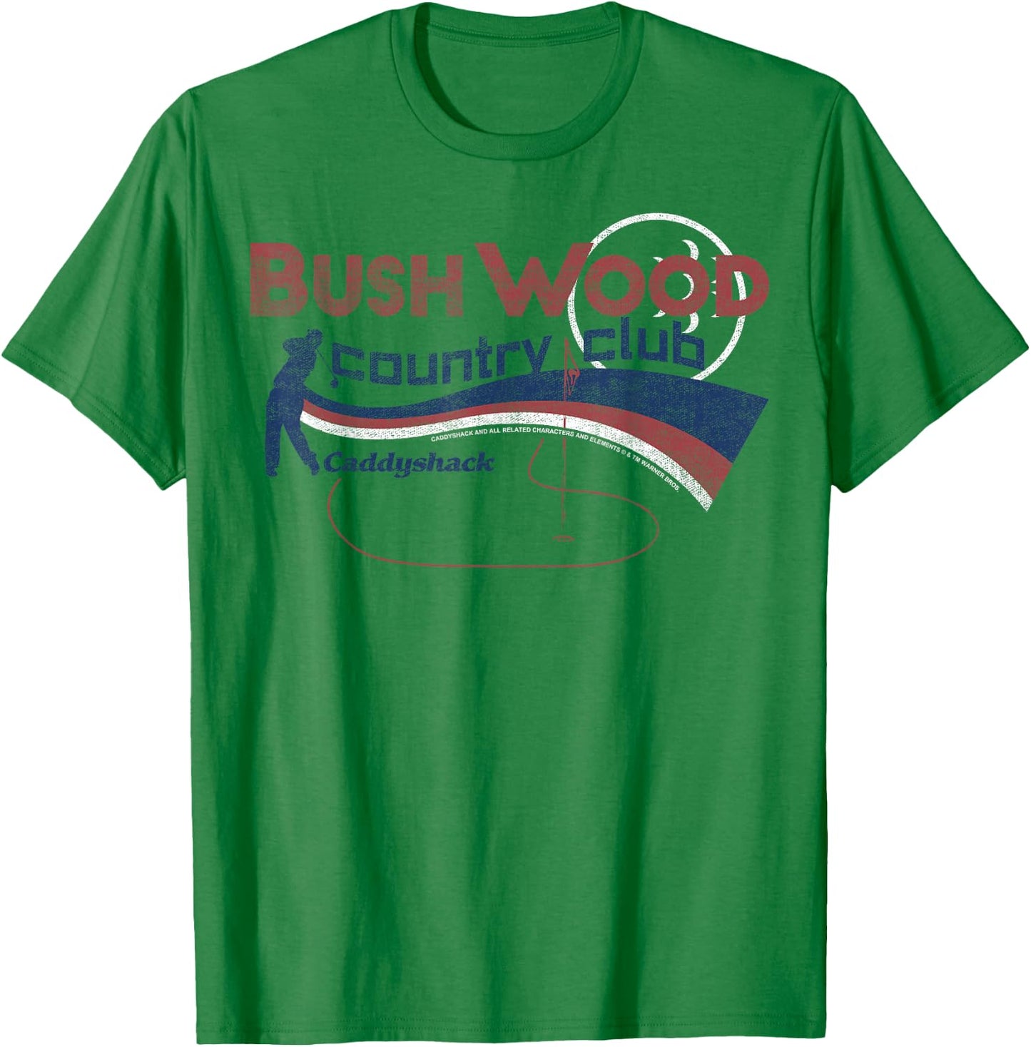Caddyshack Bushwood Country Club Americana T-Shirt - T-Shirt | Irish Green