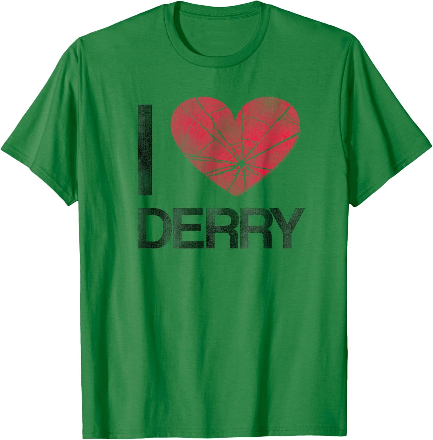 It I Heart Derry Stephen King Horror T-Shirt - T-Shirt | Irish Green