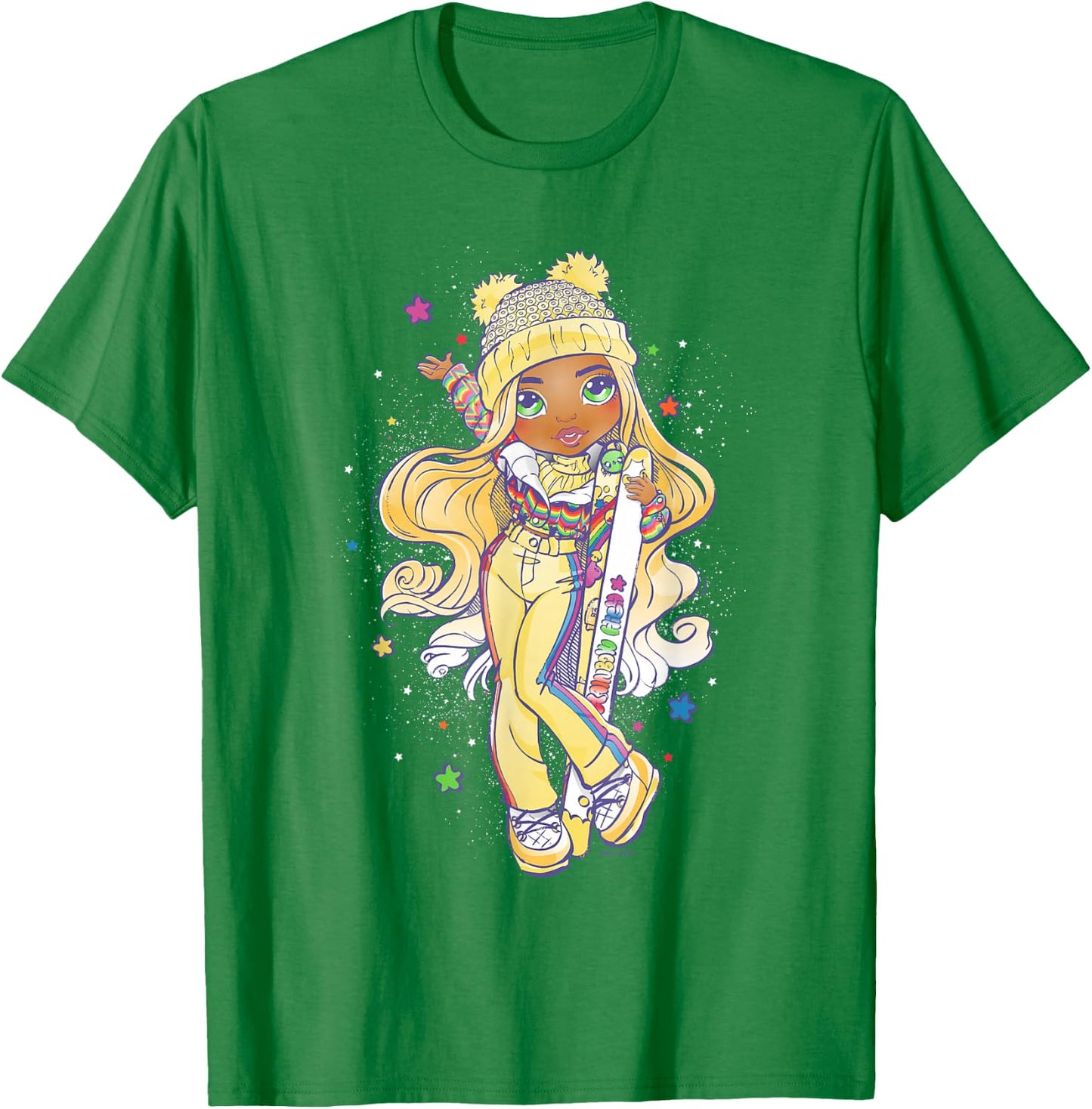 Rainbow High Sunny Madison Ice Skiing Clothes Vintage T-Shirt - T-Shirt | Irish Green