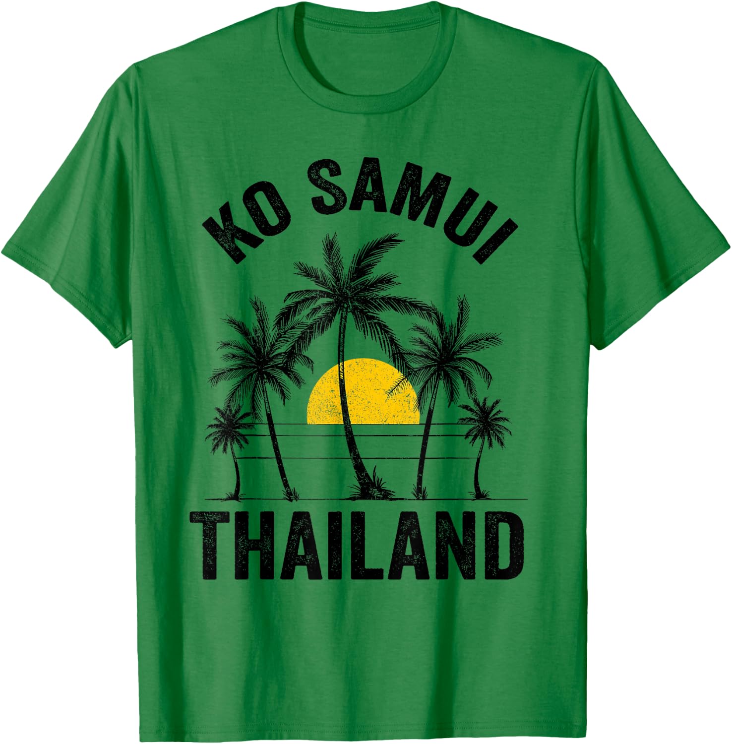 Ko Samui Beach Souvenir T Shirt Thailand 2021 Vacation T-Shirt - T-Shirt | Irish Green