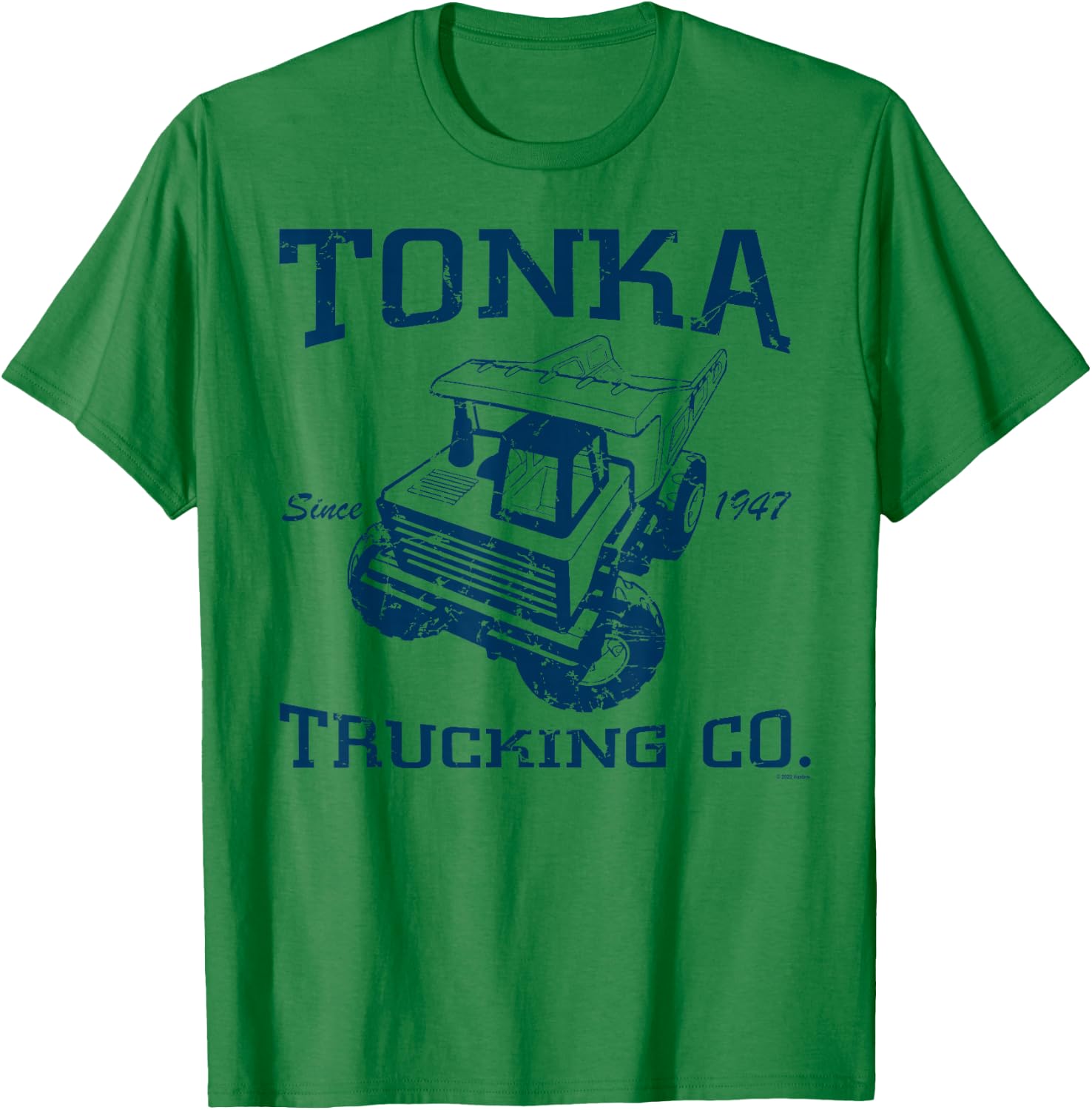 Tonka Trucking Co. Since 1947 Vintage Trucker Logo T-Shirt - T-Shirt | Irish Green