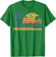 Honolulu Hawaii Vintage Beach Surfing 70s Retro Hawaiian T-Shirt - T-Shirt | Irish Green