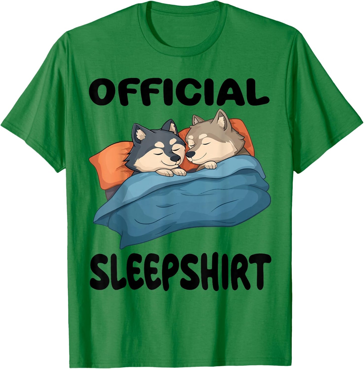 Wolf Official Sleepshirt Pajamas Nightgown T-Shirt - T-Shirt | Irish Green