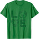 Liebe Earth Day 90s Vintage Recycled Children or Teachers T-Shirt - T-Shirt | Irish Green